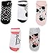 Disney Women's Minnie Mouse 5 Pack No Show Socks