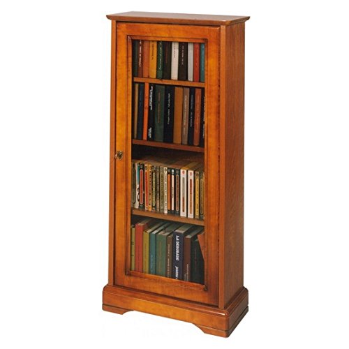 ACTUAL DIFFUSION 6705PE Alsace Vitrine avec Porte Bois 22 x 49 x 105,5 cm