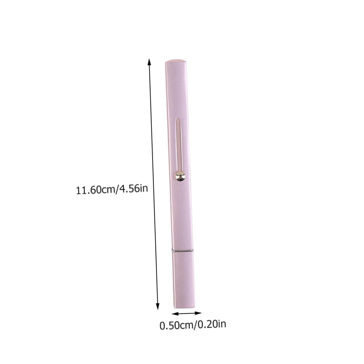 IWOWHERO Dual-use Makeup Brush Double-ended Brush for Lip Eye and Cheeks Pink Quality Makeup Tool