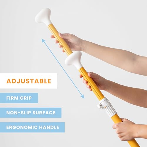 HUIIKE Paddle Board Paddle 2-in-1 Aluminum Sup Paddleboard Oar & Kayak Detachable 4 Piece | Double Sided Sup Oar Adjustable for Stand Up Board | Packable Paddleboard Ore & Kayak for Paddleboarding by HUIIKE - Image 3
