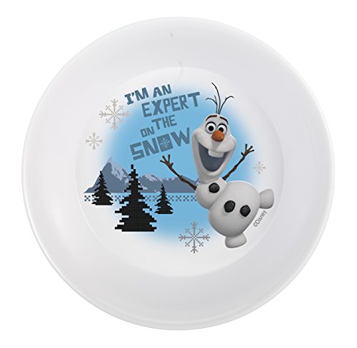 Zak! Designs Mealtime Set with Plate, Bowl and Tumbler featuring Olaf & Sven from Frozen, Break-resistant and BPA-free plastic, 3 Piece Set 2 Zak! Designs Mealtime Set with Plate, Bowl and Tumbler featuring Olaf & Sven from Frozen, Break-resistant and BPA-free plastic, 3 Piece Set - Image 2