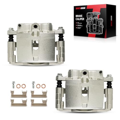 Image of Torchbeam Front Brake Calipers Set for Chevrolet 1999-2004 Silverado 1500, Chevrolet 2001-2010 Silverado 2500 HD, Front Left and Front Right Calipers Replace # 18B4728+18B4729
