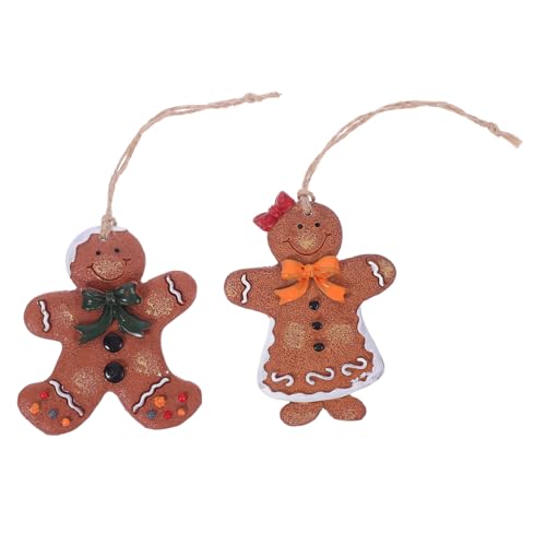 Bonhomme pain d'épices de Noël suspension festive pour faire vibrer la maison