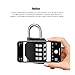 SAUVRANU Combination Lock Waterproof 4 Digit Padlocks with Combination Code, Tool Boxes, Schools, Gym, Garden, Fences, Reel Cabinet & Storage