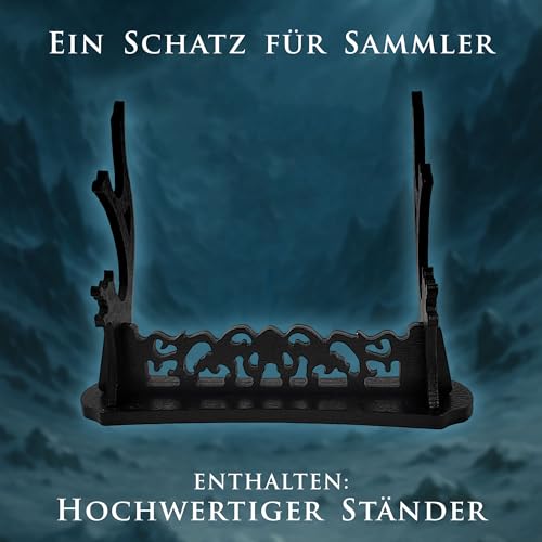 World of Warcraft Frostmourne Deluxe 30 cm Version, Brieföffner in Schwertform mit Basis, Accessoire für Zuhause und das Büro, Geschenk und Merchandise für Fans & Sammler