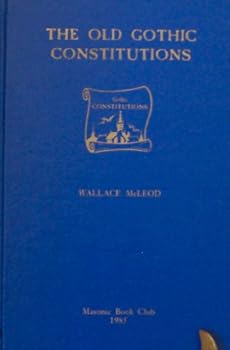 Hardcover The Old Gothic Constitutions Book