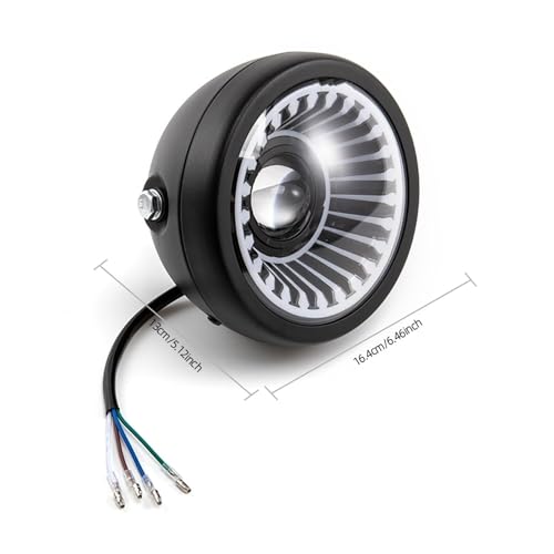 Phare Moto LED RGB 6.5 Pouces : Solution Éclairage Faible pour Custom - 4