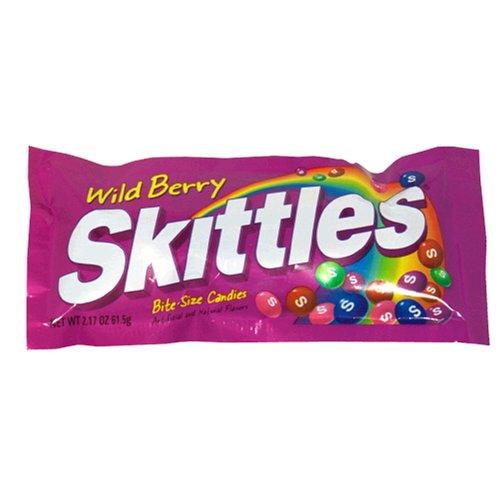 Skittles Bite Size Candies, Wild Berry, 2.17-Ounce Packages (Pack of 36)