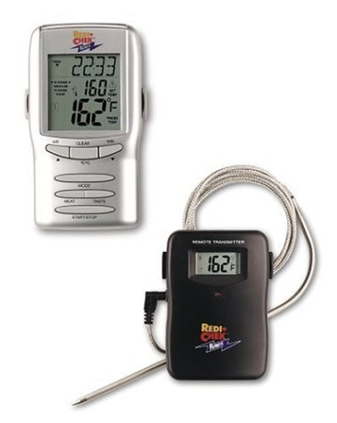 Preisvergleich Produktbild Togeick ET-72 Bratenthermometer mit Fernbedienung, silberfarben
