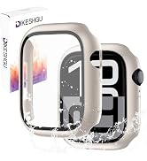DIKESHGU for Apple Watch 防水ケース Series9/7/8 41mm/45mm アップルウォッチ シリーズ用保護カバー ガラスフィルム 一体型 PC素材 タッチ感良好 ...