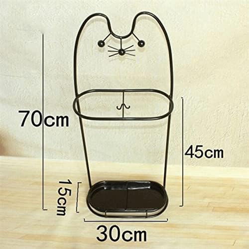 Creative Umbrella Stand Home Wrought Iron Umbrella Umbrella Barrel Retro Home Storage Products(Gray)