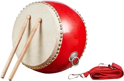 太鼓 小太鼓 ベビードラム 子供 セット 盛り上げ太鼓 楽器 本格楽器 バチ ストラップ セット カラオケ 宴会 応援 パーティー イベント 太鼓 練習 グッズ 子どもの初学 (5寸)