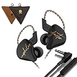 UnoSounds UFACTOR Audífonos con Cable de monitorización intrauditiva, Controladores dinámicos duales, micrófono Integrado