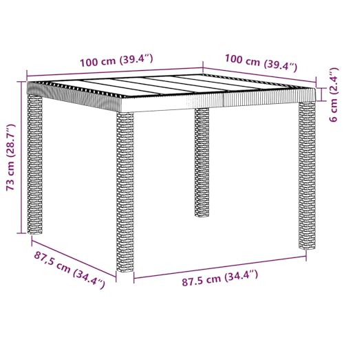 Ensemble de salle à manger pour jardin anthracite 3 pcs avec table et chaises légères vidaXL