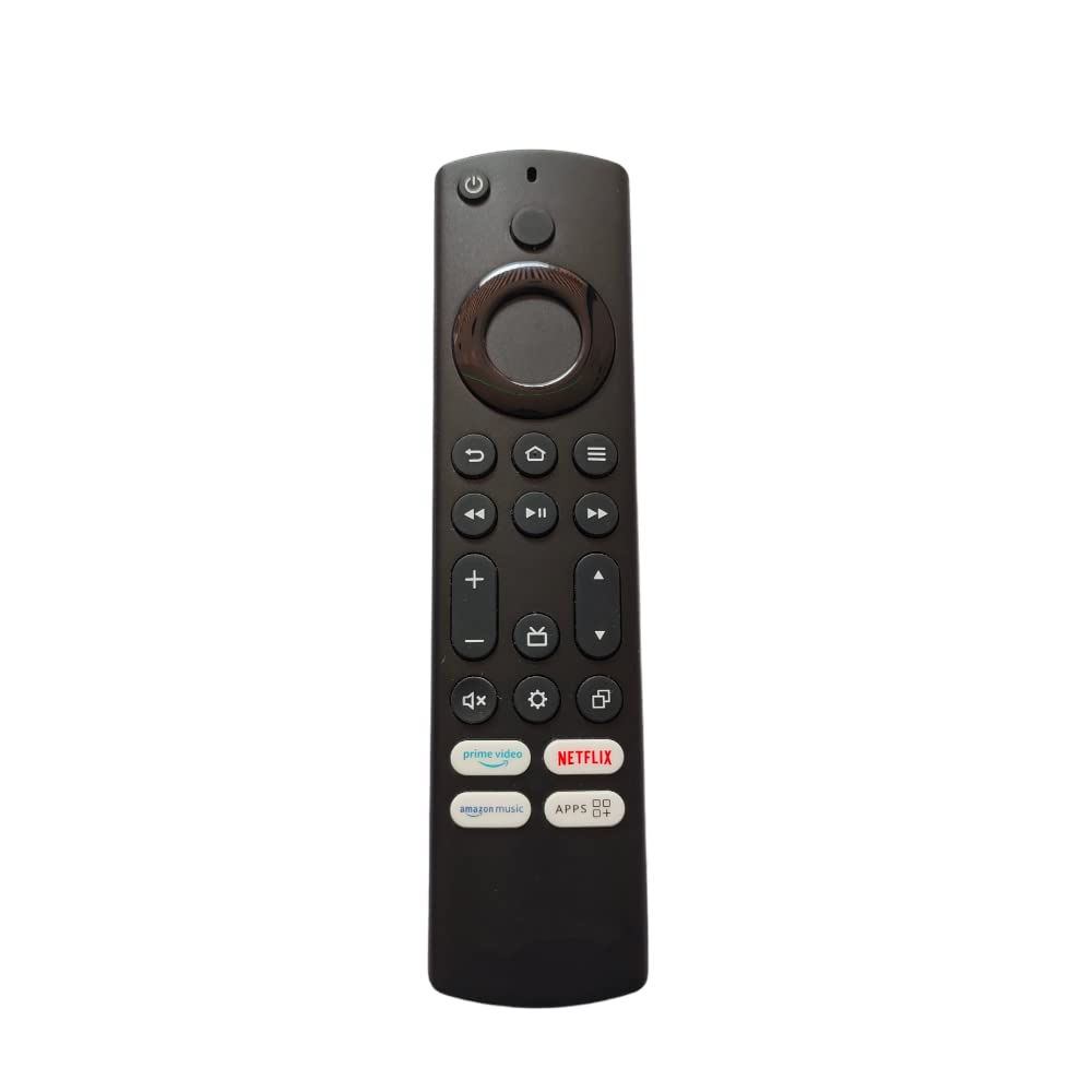 Upix Smart TV Remote No. 989 (No Voice), Compatible/Replacement for Amazon Basics Smart TV LCD/LED Control (NOT for Amazon FIRE TV Stick) (Exactly Same Remote Will Only Work)