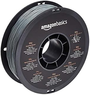 Amazon Basics TPU 3D Printer Filament, 1.75 mm, Grey, 1 kg Spool (2.2 lbs)