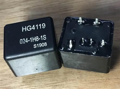 Relé 6 pines con aislamiento de 8mm y bobina de 24V alta estabilidad