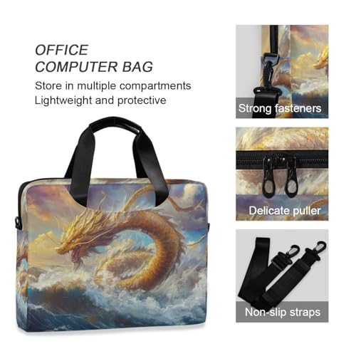 Case for Laptop Portable Crossbody Messenger 15.6 pulg miniatura 6