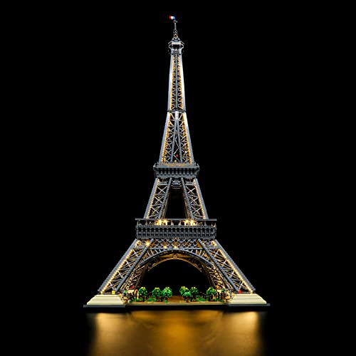 Image of BRIKSMAX LED Lighting Kit for Architecture The Eiffel Tower - Compatible With Lego 10307 Building Blocks Model - Not Include Set