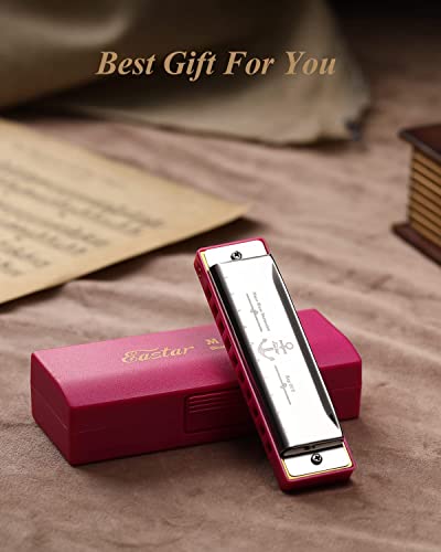 Eastar Major Blues Harmonica Diatonique, 10 Trous C Key Débutant Harmonica pour Enfants Enfants Adultes Étudiants, avec… - Les Beatles, Paul McCartney, John Lennon, RIngo Starr, George Harrison Eastar Major Blues Harmonica Diatonique, 10 Trous C Key Débutant Harmonica pour Enfants Enfants Adultes Étudiants, avec… – Image 8