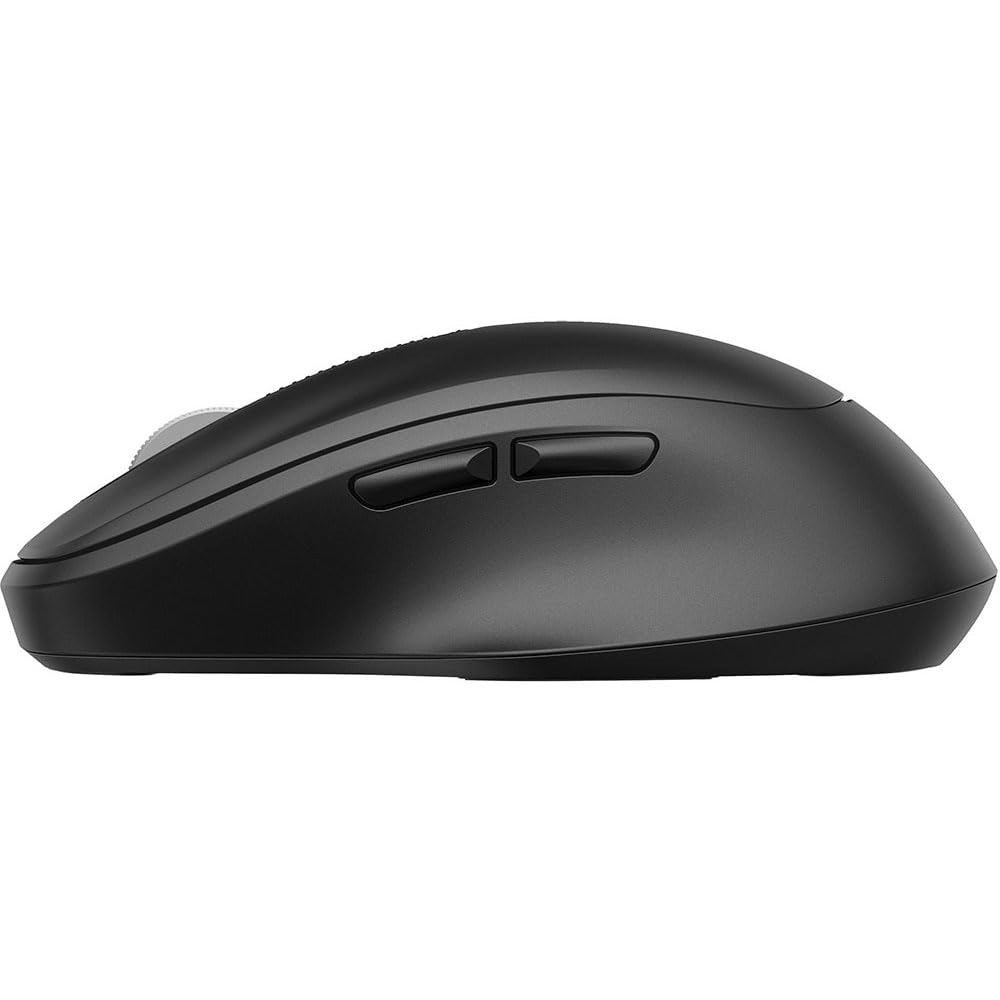 HP 515 - Maus - vollständig, ultraschnell aufladbar - 5 Tasten - kabellos - 2.4 GHz - kabelloser Empfänger (USB) - Schwarz