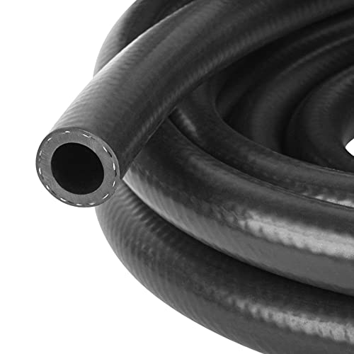 Image of 1 /2 Inch (12mm) ID Fuel Line Hose 15FT NBR Rubber Push Lock Hose High Pressure 300PSI for Automotive Fuel Systems Engines