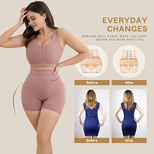 Image of KELLYLEE Tummy Control Underwear Shorts for Women High Waisted Shapewear Butt Lifter Panties High-Waisted Body Shaper Shorts