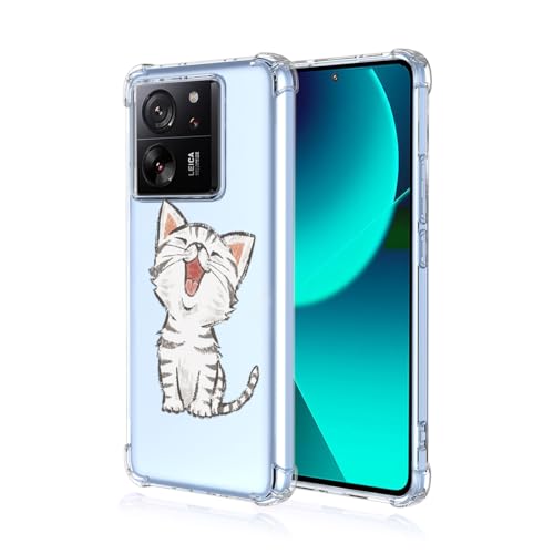 WOKEZ Kattmönster Fodral för Xiaomi 13T/13T Pro – Stöttåligt Skydd