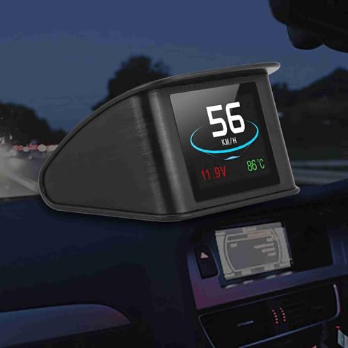 HUD OBD2 universal P10 con proyector de velocidad y consumo de combustible para coche 7