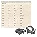 Burris Optics Weaver Style Zee Rings, Solid Steel, Top and Bottom Matched for Strength and Fit, 1 Inch, Medium, Matte Black, Quick Detach (420034)