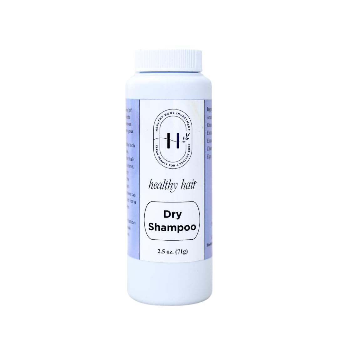 Healthy Hair Dry Shampoo Bottle - 2.5oz, Unscented Botanical Powder Formula, Removes Excess Oils On Scalp, Helps Lift The Hair At The Root, A Clean Beauty Product