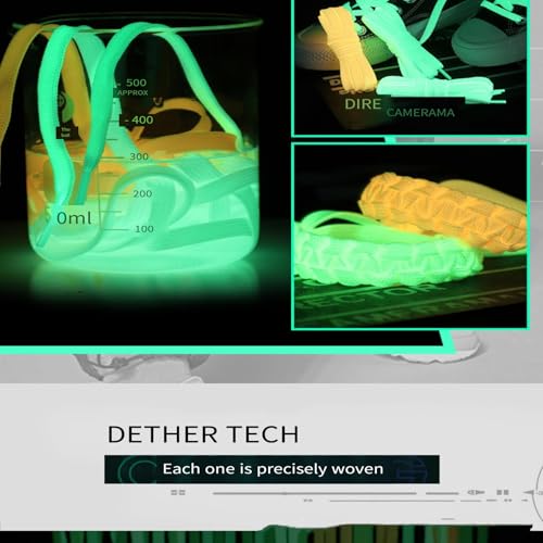 3 pairs of luminous flower belts, free color size, personalized color fluorescent flat flower belt rope4