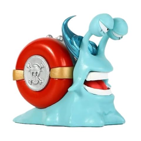 Wecoeur Franky One Piece Den Den Mushi Transponder Snail Collectible Action Figures - Add to Your Grand Line Crew & Become Part of The Nakamas (Franky) Cover