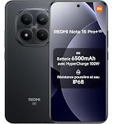 XIAOMI Redmi Note 15 Pro+ 5G NFC Smartphone, 8+256 GB, Schwarz, IP68, 6,83 Zoll, Snapdragon 7s Ge...