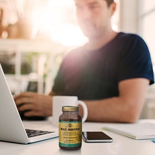Solgar Male Multiple, 120 Tablets - Multivitamin, Mineral & Herbal Formula For Men - Advanced Phytonutrient - Vegan, Gluten Free, Dairy Free - 40 Servings #TOP2