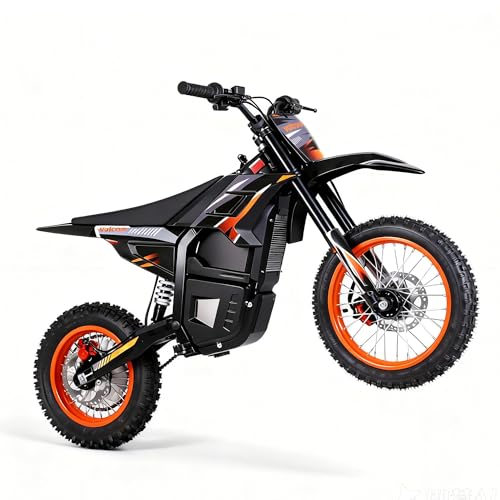 JVV Electric Mini Dirt Bike for Teens & Adults, 14"/12"