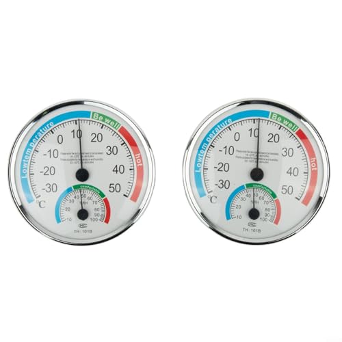 Termoigrometro analogico per interni per una gestione efficace del clima (2 pezzi)