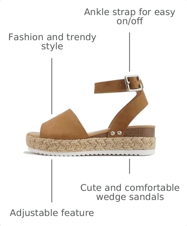 Image of Soda Little Kids /Children /Girls Topic-IIS Espadrille Flatform Wedge Open Toe Sandals