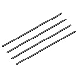 DMiotech 4 Pack 6mmx4mmx400mm Kohlenstoff Faser Rund Rohre 3K Rolle Gewickelt Glänzend Kohlenstoff Rohr für RC Quadcopter RC Flugzeug