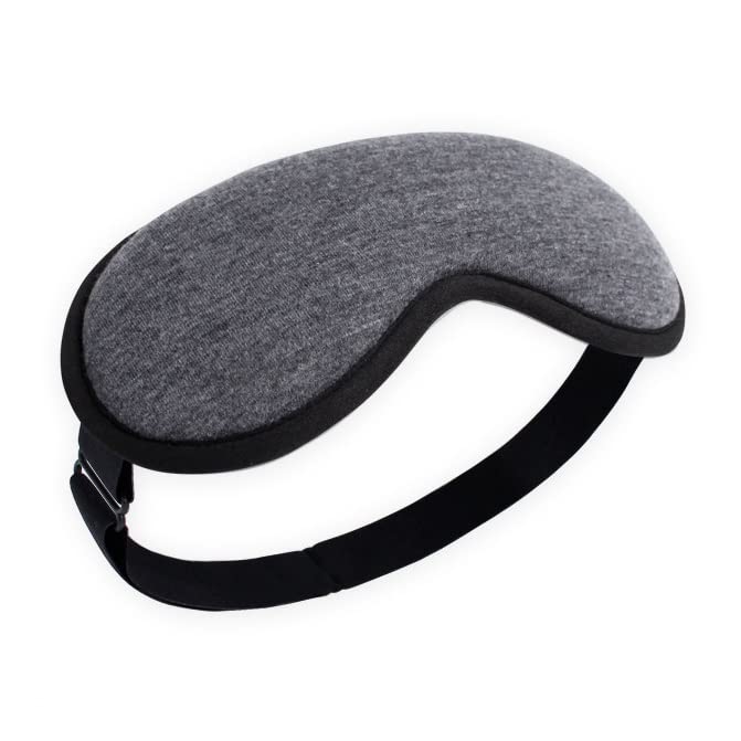 Heated Massage Eye Mask 3D Contoured Eye Massager for Dry Eyes with 3 Heat Settings USB Warm Eye