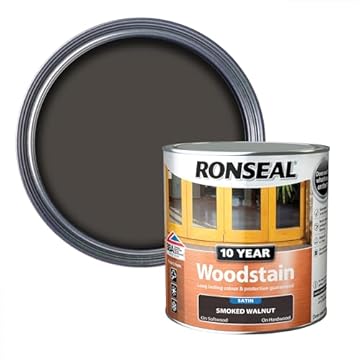 Ronseal 10 Year Woodstain Smoked Walnut 750ml