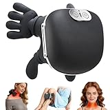 ANUWEO Shoulder & Neck Massager with Heat, 4D Bionic Heated Neck Massager with Fingers Simulates a Real Palm Massage for Comfort, 3 Intensity Levels + 2 Heat Settings Relax Muscle Tension