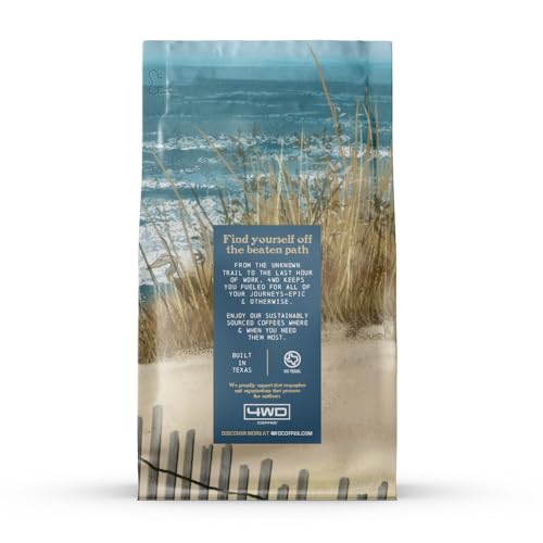 4WD Coffee Aransas Tide Café Orgánico Grano Entero 12 oz miniatura 2