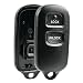 Key Fob Keyless Entry Remote Shell Case & Pad fits Scion, Toyota