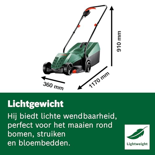 Bosch grasmaaier EasyRotak 32-235 met snoer (1200 W motorvermogen, maaibreedte: 32 cm, grasopvangbak 31 liter, voor kleinere tuinen) - Afbeelding 4