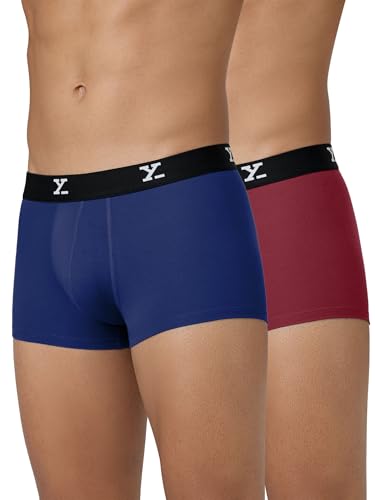 Image of XYXX Cloudsoft Micromodal Shuffle Trunks for Men, Pack of 2