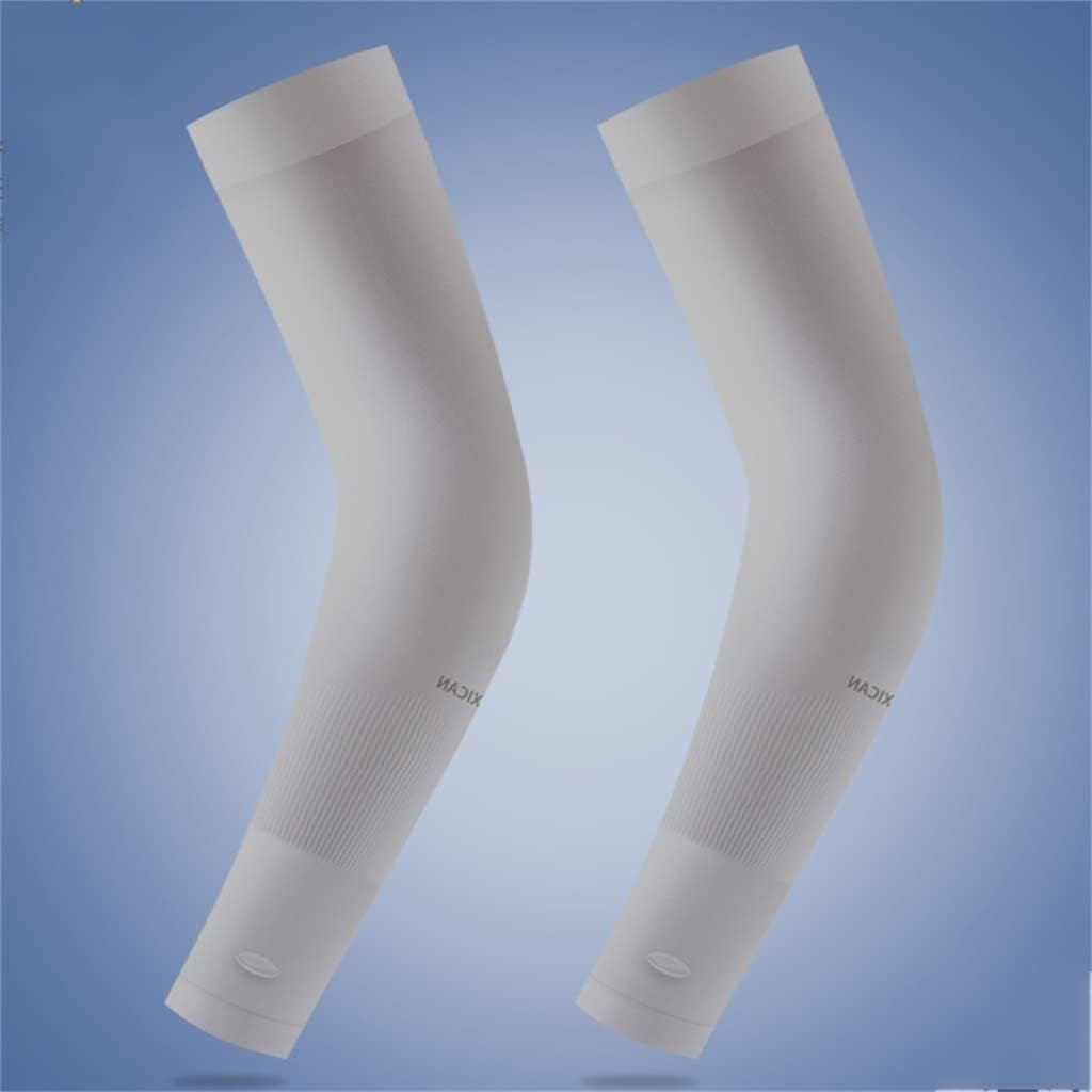 HBJWOV 2 Pairs of Cool Sleeves Men's and Women's Ice Silk Hand Sleeves Arm Sleeves Arm Sleeves(E)