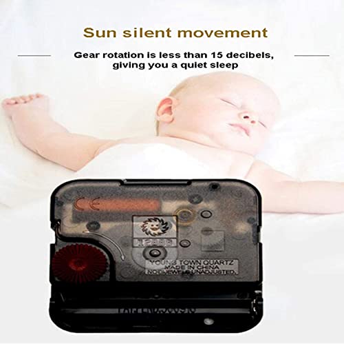 ZAEGO Unique Wall Clock Mid Century Modern Wall Clock Creative Decoration Clock Silent Metal Battery Operated Clock for Home Kitchen Office Creative Wall Clock (Color : OneColor, Size : 58 * 58CM) steampunk buy now online