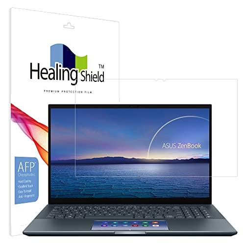 Healingshield �X�L���V�[���t���ی�t�B���� Screen Protector Oleophobic AFP Clear Film Compatible with ASUS Zenbook Pro 15 UX535LI