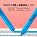 Sharpie Retractable Highlighters Chisel Tip Highlighter Marker Set Fluorescent Highlighters Classroom Journaling Study Supplies Assorted Colors 8 Count